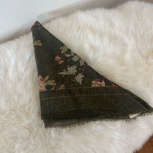 Sezane Bandana Scarf in Green Floral
